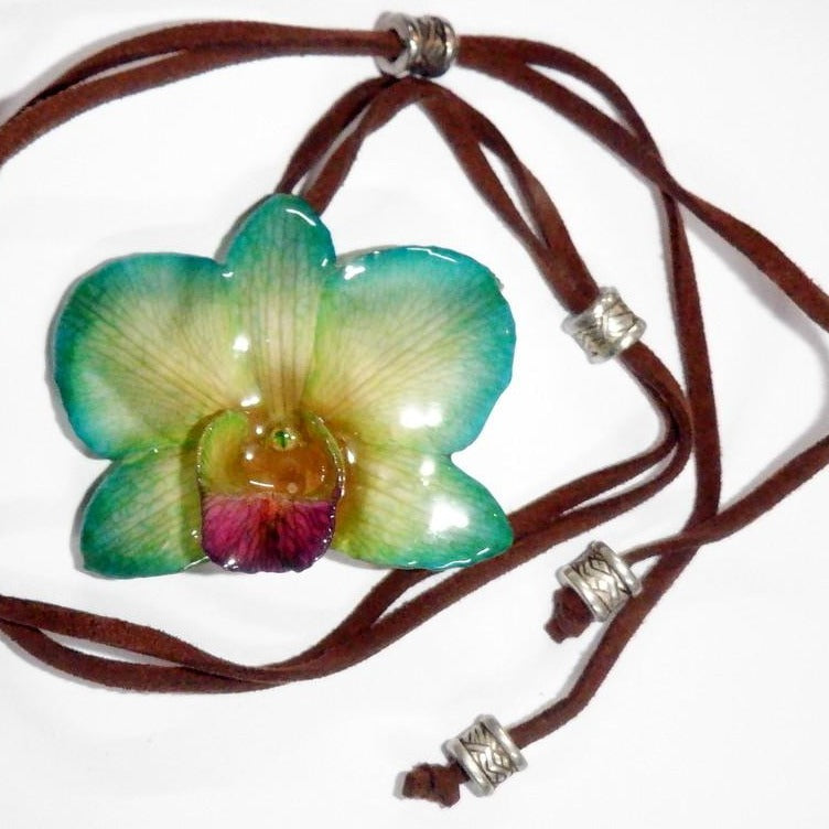 Real Orchid Flower Jewellery - One Of A Kind (9)