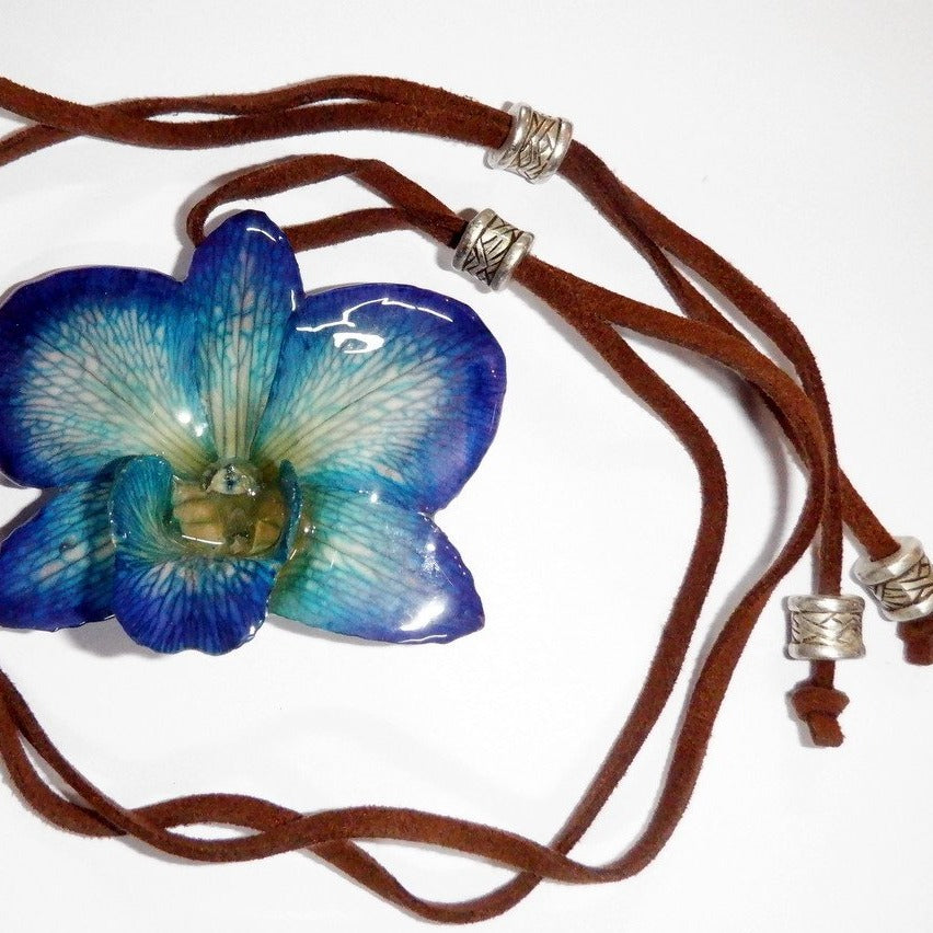 Real Orchid Flower Jewellery - One Of A Kind (30)